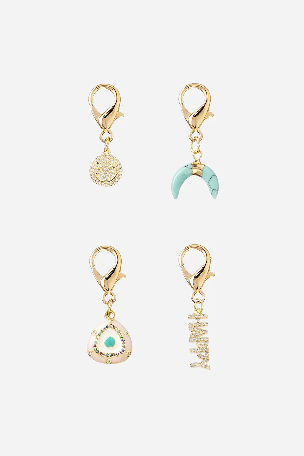 Gold Phone Charms - pack of 4