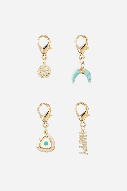 Gold Phone Charms - pack of 4