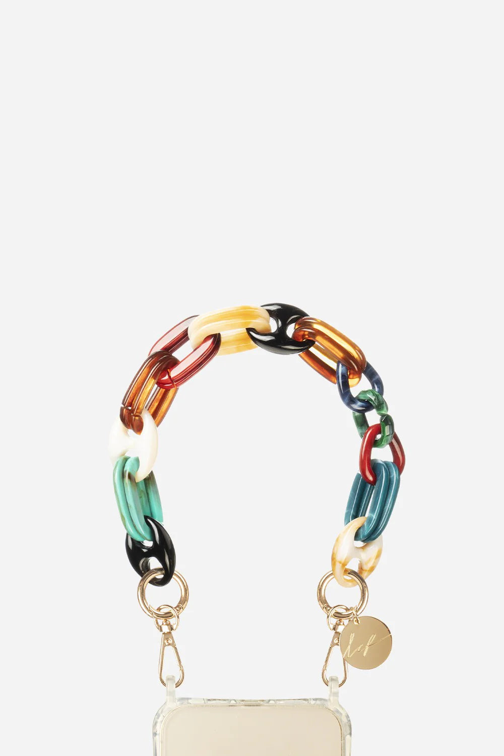 Amber Multicolour Phone & Wrist Chain