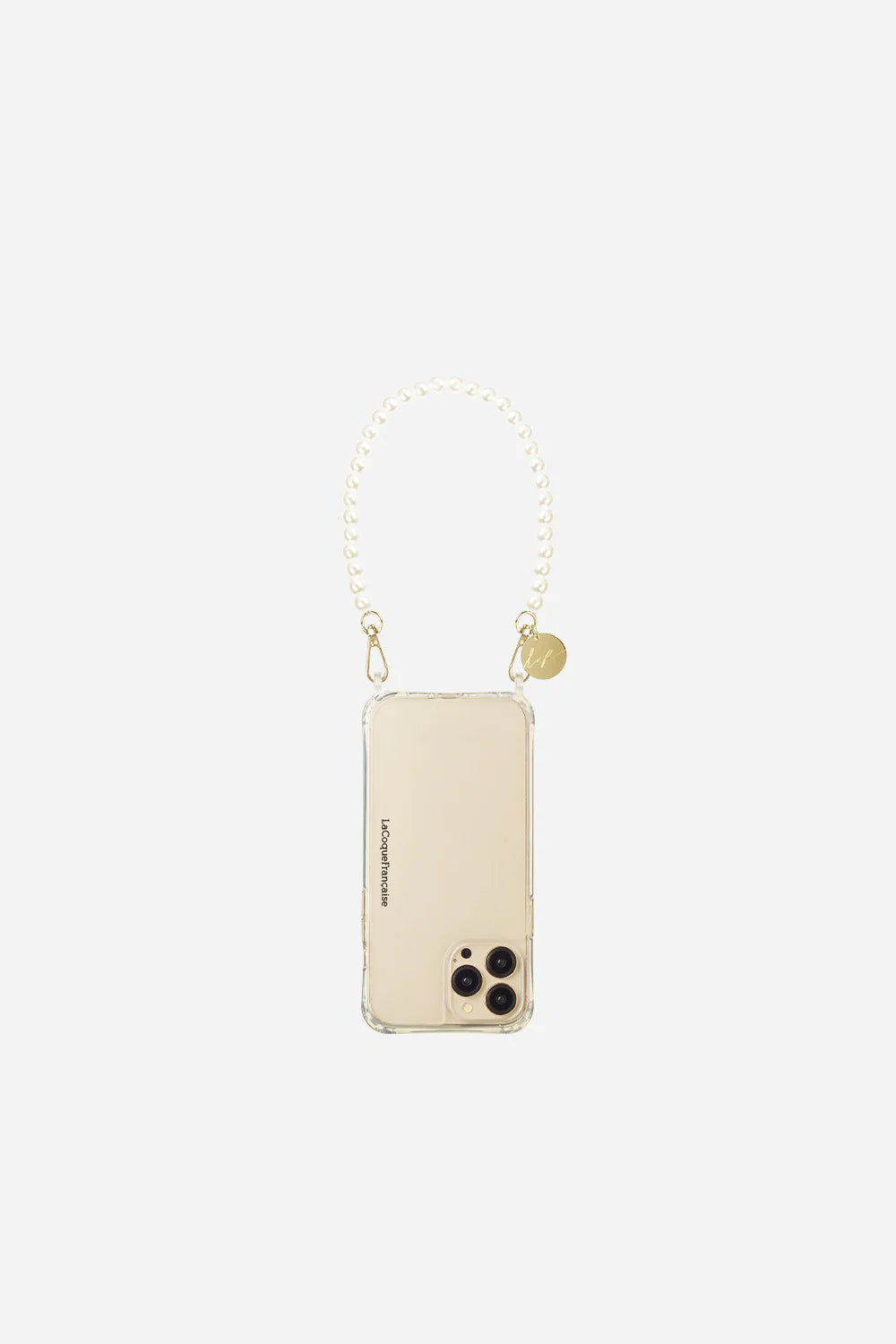Agate White Pearl Phone & Wrist Chain