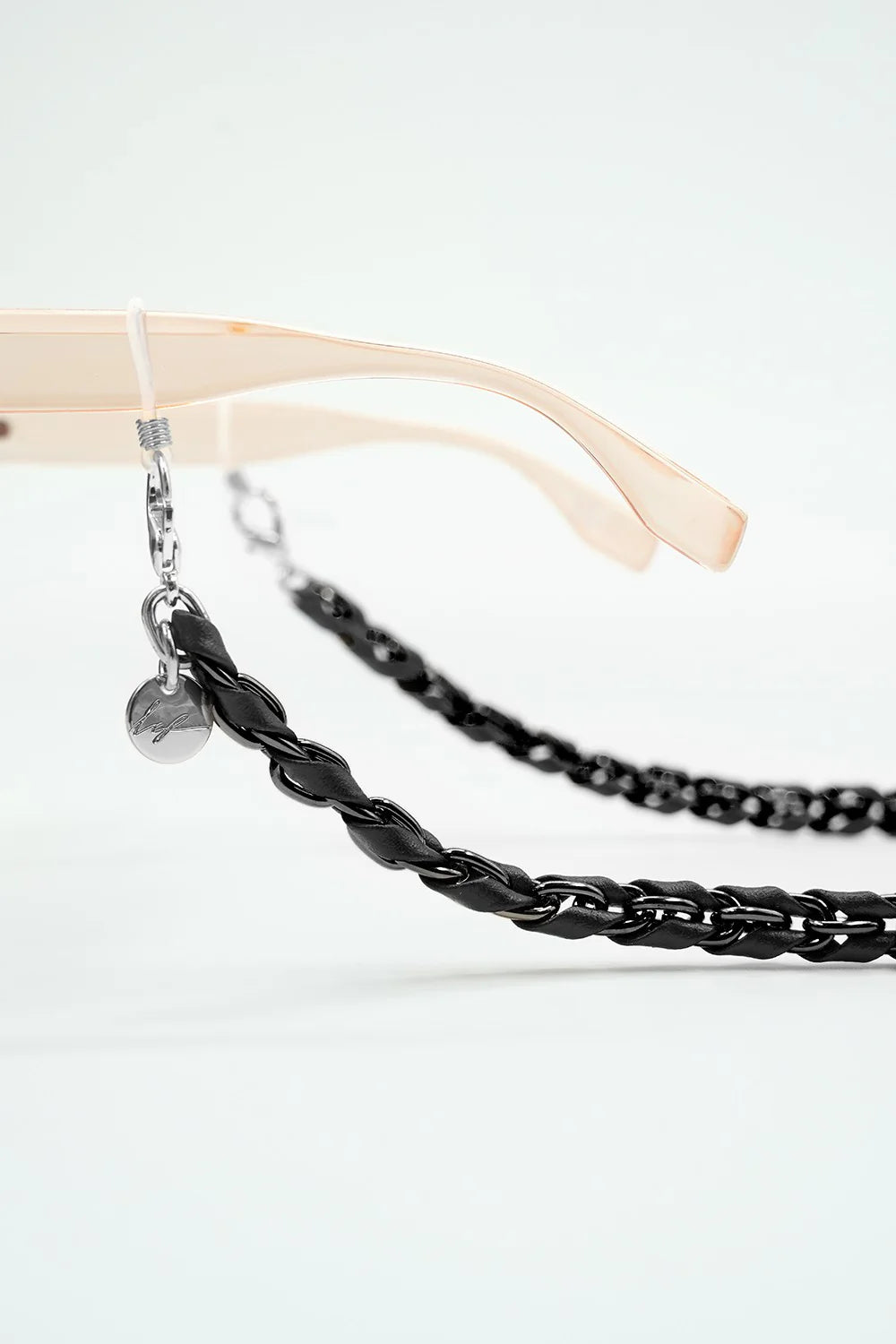 Lou Black & Silver Glasses Chain