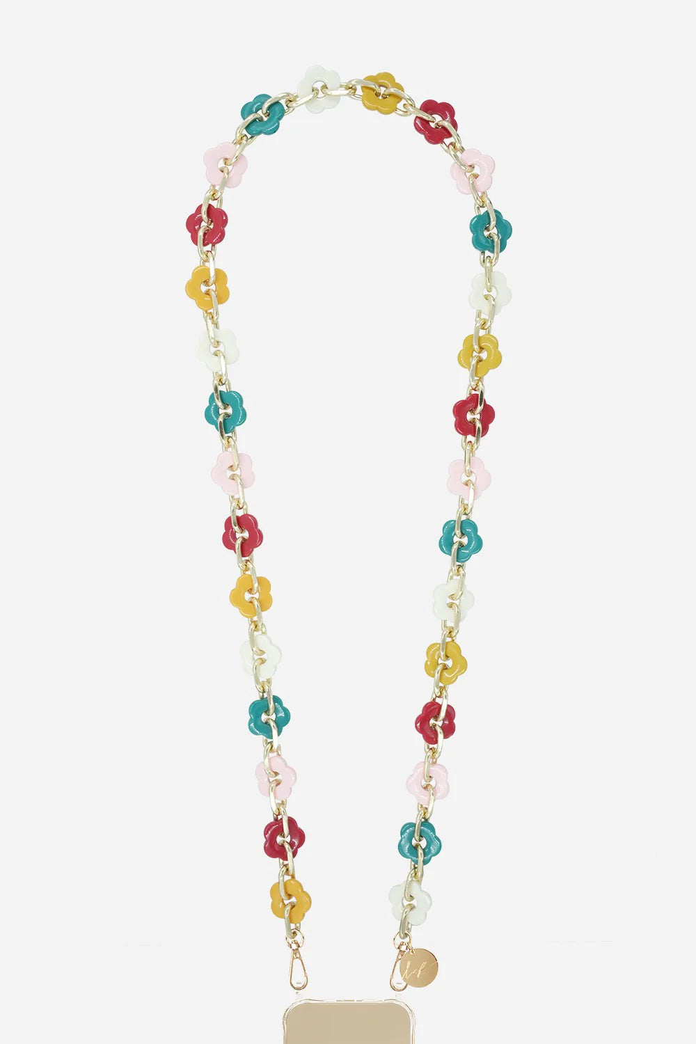 Cassy Multicolour Flower Phone Chain