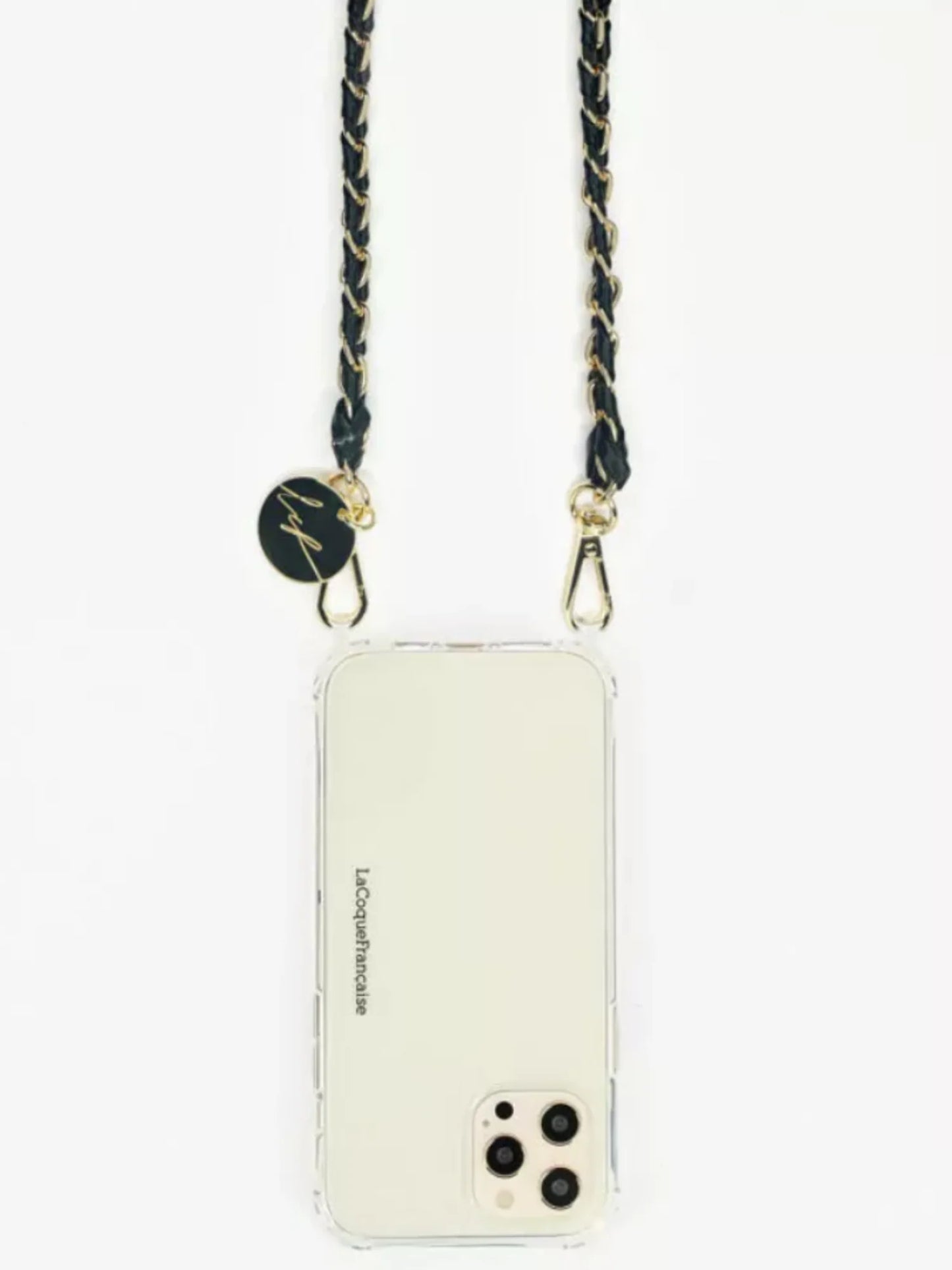 Lou Black & Gold Phone Chain