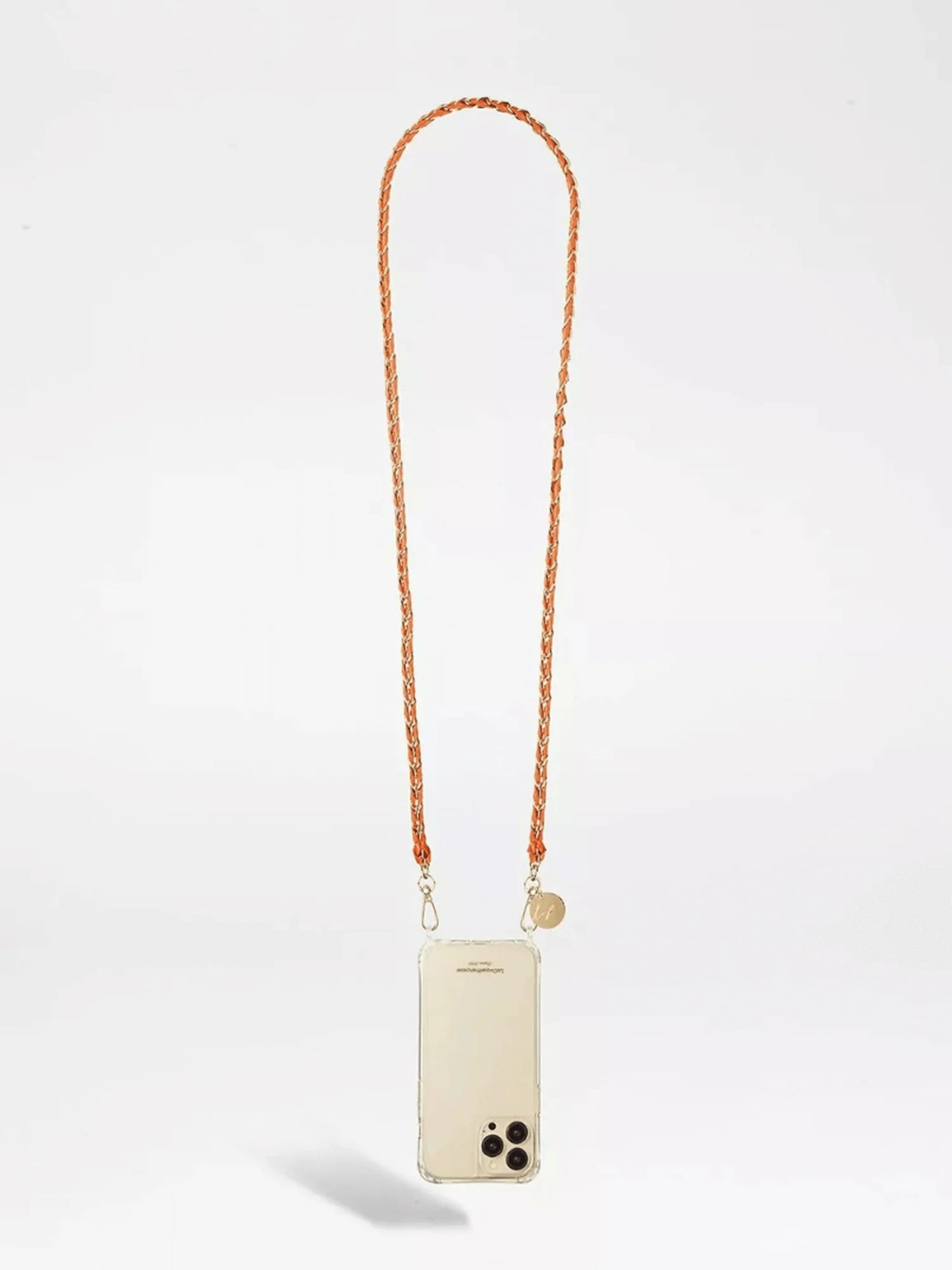 Lou Orange & Gold Phone Chain