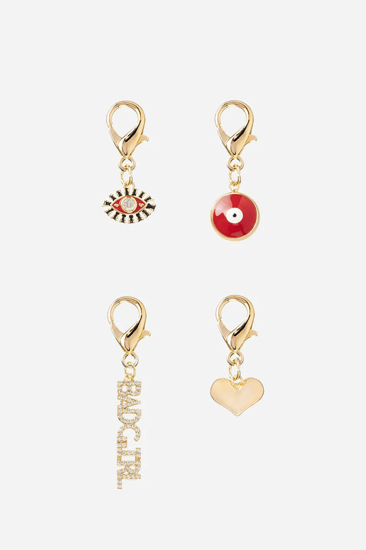 Gold Phone Charms - pack of 4