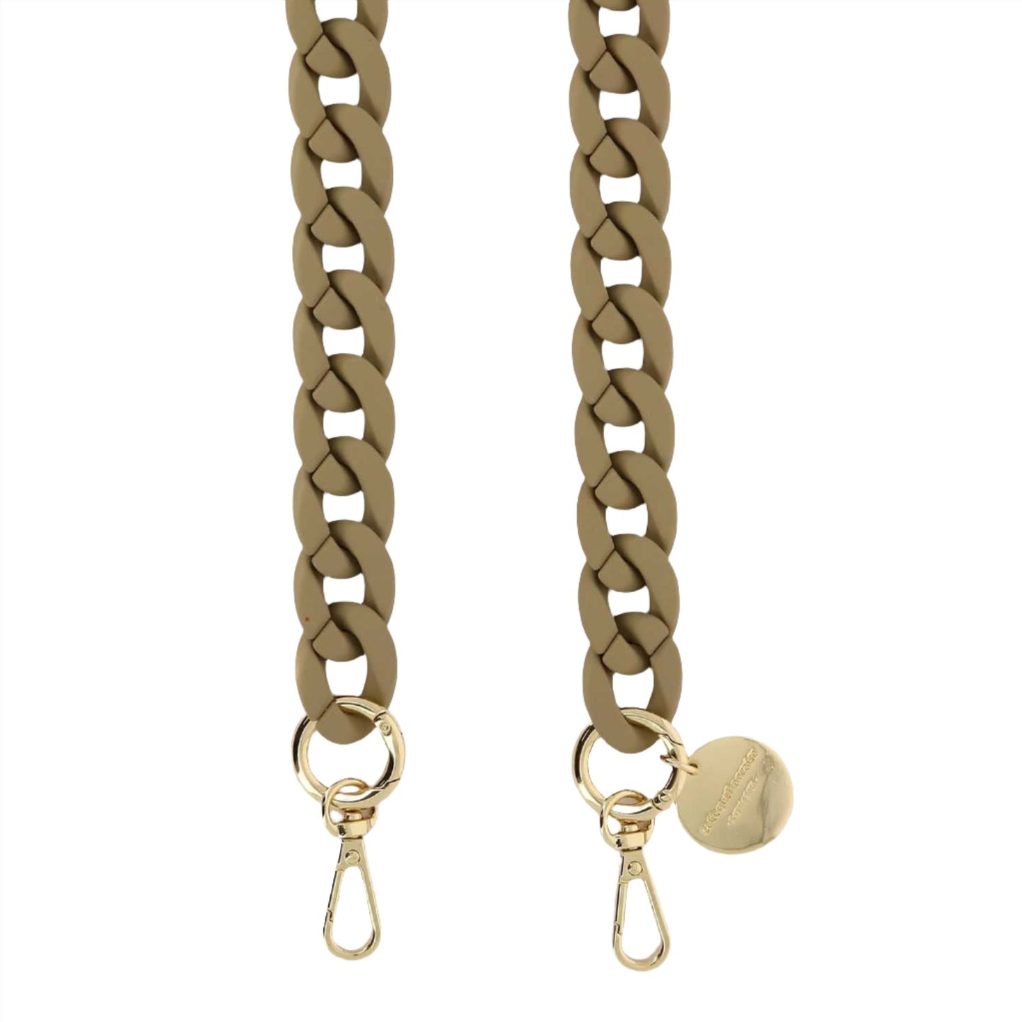 Sarah Beige Matt Phone Chain