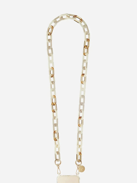 Liv Beige Phone Chain