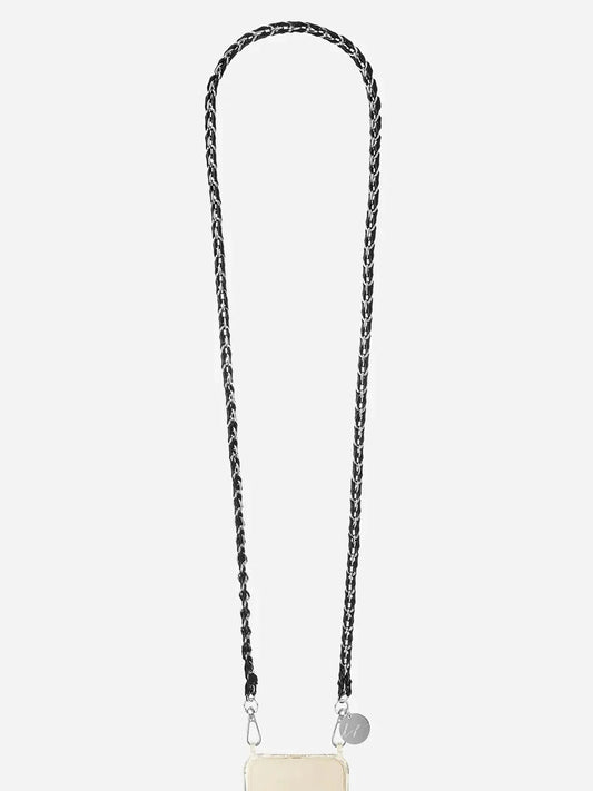 Lou Black & Silver Phone Chain